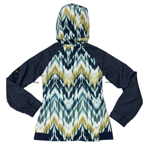 686 Womens Authentic Bae Insulated Jacket XS Ikat InfiDry Hooded Snowboarding - Picture 13 of 14